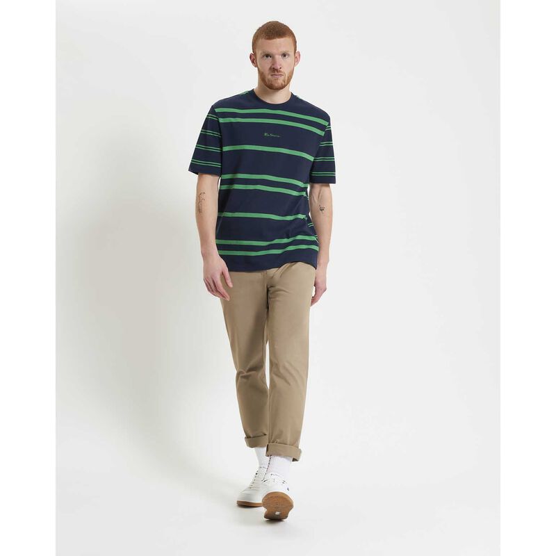 Ben Sherman Mixed Stripe Tee image number 3